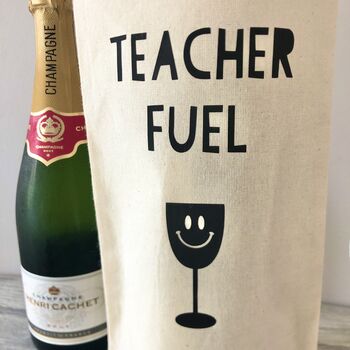 Personalised Teacher Fuel Thank You Teacher Bottle Bag, 3 of 4