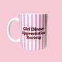 Girl Dinner Appreciation Society Mug, thumbnail 1 of 2