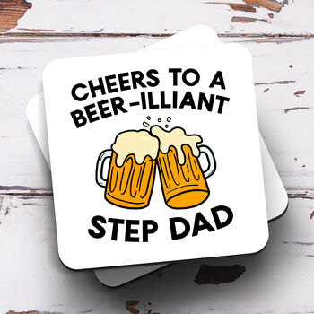 Personalised Mug 'Cheers To A Brilliant Step Dad', 2 of 3