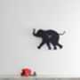 Elephant Clock With Wagging Tail, thumbnail 2 of 4