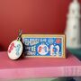 Seariously Glad We're Friends! Seaside Mini Matchbox Cross Stitch Kit, thumbnail 4 of 12