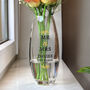 Personalised Anniversary Bullet Vase For Couple, thumbnail 6 of 6