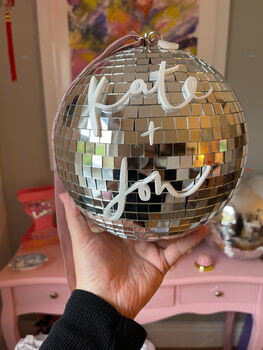 Personalised Disco Ball 20cm, 5 of 7