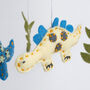 Dinosaur Mobile Beginner Felt Craft Kit, thumbnail 5 of 6