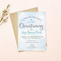 Star Personalised Christening Invitations, thumbnail 1 of 3