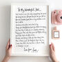 Personalised Dad Gift Unframed Print, thumbnail 5 of 8