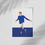 Harvey Barnes Leicester Football Poster, thumbnail 3 of 3