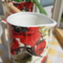 Small Jug In Poppy Chintz Design, thumbnail 7 of 8