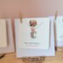 Floral Hand Painted Initial Letter Necklace Gift, thumbnail 4 of 11