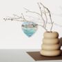 St Ives Harbour Wooden Hanging Heart, Collage Art Of Cornwall, thumbnail 2 of 2