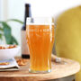 Personalised 'All That Gardening' Pint Glass, thumbnail 8 of 8