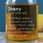 Funny Personalised Sherry Definition Bottle 700ml, thumbnail 4 of 5