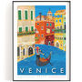 Venice, Italy Wall Art, Can Be Personalised, thumbnail 1 of 3
