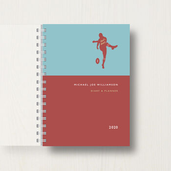Personalised 2022 Diary For Rugby Lovers, 9 of 10
