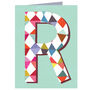 Mini R Alphabet Card, thumbnail 2 of 5