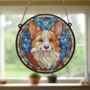 Corgi Stained Glass Effect Suncatcher, thumbnail 6 of 6