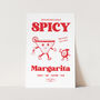 Spicy Margarita Cocktail Print, thumbnail 1 of 2