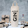 Personalised Gin Bottle Gift Bag, thumbnail 1 of 5