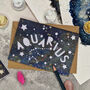 Aquarius Zodiac Card, thumbnail 2 of 7