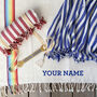 Personalised Cotton Towel, Carrier Strap, Gift Set, thumbnail 8 of 12