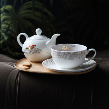 Quinn The Fox “Storm Surge” Tea For One Teapot, 3 of 4