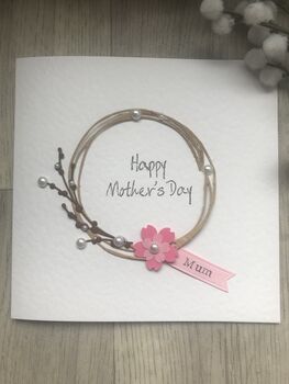 Personalised Mother's Day Circle Pearl Card, 6 of 6