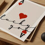 Ace Of Hearts Lucky You Print, thumbnail 3 of 3