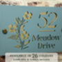 Personalised Buttercup Meadow Design House Sign Acrylic, thumbnail 1 of 6