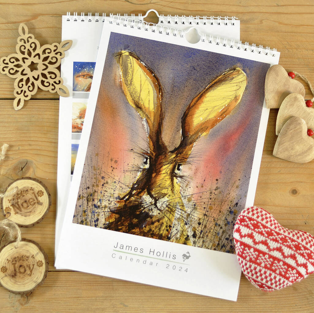 2024 Hare Calendar By James Hollis Art