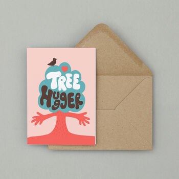 Tree Hugger Greetings Card, 4 of 6