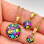 Disco Charm Necklace In Micro, Mini Or Small Size, thumbnail 8 of 11