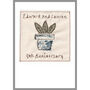 Personalised Pottery 9th Wedding Anniversary Card, thumbnail 10 of 10