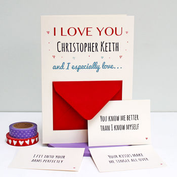 Reasons I Love You Secret Messages Card, 5 of 5