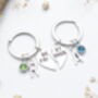 Personalised Pair Of Best Friends Keyrings Friend Gift, Matching Set, thumbnail 5 of 9