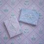Blue And Pink Double Sided Botanical Wrapping Paper, thumbnail 1 of 7