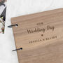 Personalised ‘Our Wedding Day’ Guest Book, thumbnail 1 of 6