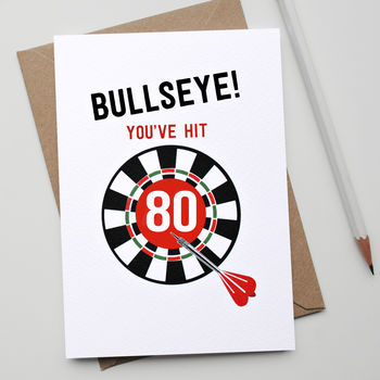 Bullseye Age Milestone Card, 6 of 8