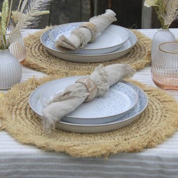 Mango Wood Napkin Rings Pair, 2 of 11