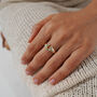 Mini Lucky Charm Adjustable Signet Ring, thumbnail 2 of 8