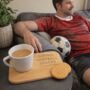 Personalised Football Snacks Tea And Biscuit Board, thumbnail 2 of 5