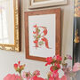 R Is For Rosehips Initial Print, Personalised, thumbnail 8 of 10