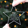 Personalised Christmas Star Memorial Bauble, thumbnail 3 of 4