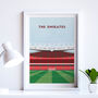 Contemporary Arsenal Football Poster Gift: The Emirates Stadium, thumbnail 1 of 6