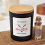 Personalised Christmas Candle Gift For Auntie, thumbnail 5 of 12