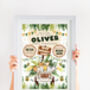 Personalised Keepsake Birth Print Jungle Fun, thumbnail 1 of 6