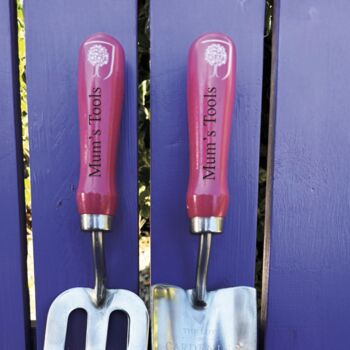 Personalised Pink Garden Tools, 4 of 5