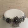 Indian Oxidised Pearl And Pota Stone Lightweight Choker Set, thumbnail 9 of 9