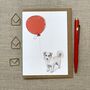 Personalised Kokoni Dog Birthday Card, thumbnail 1 of 4