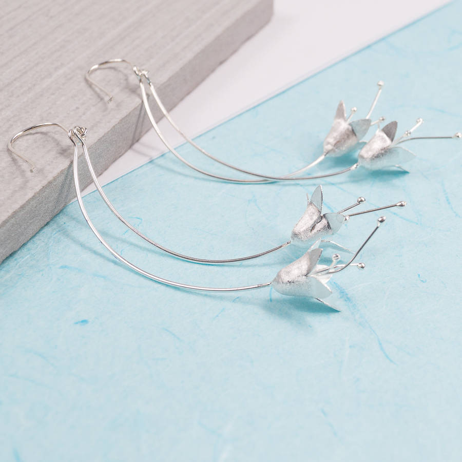 Azalea Drop Earrings By Summer And Silver