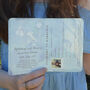Passport Wedding Invitation Watercolour Style, thumbnail 4 of 7